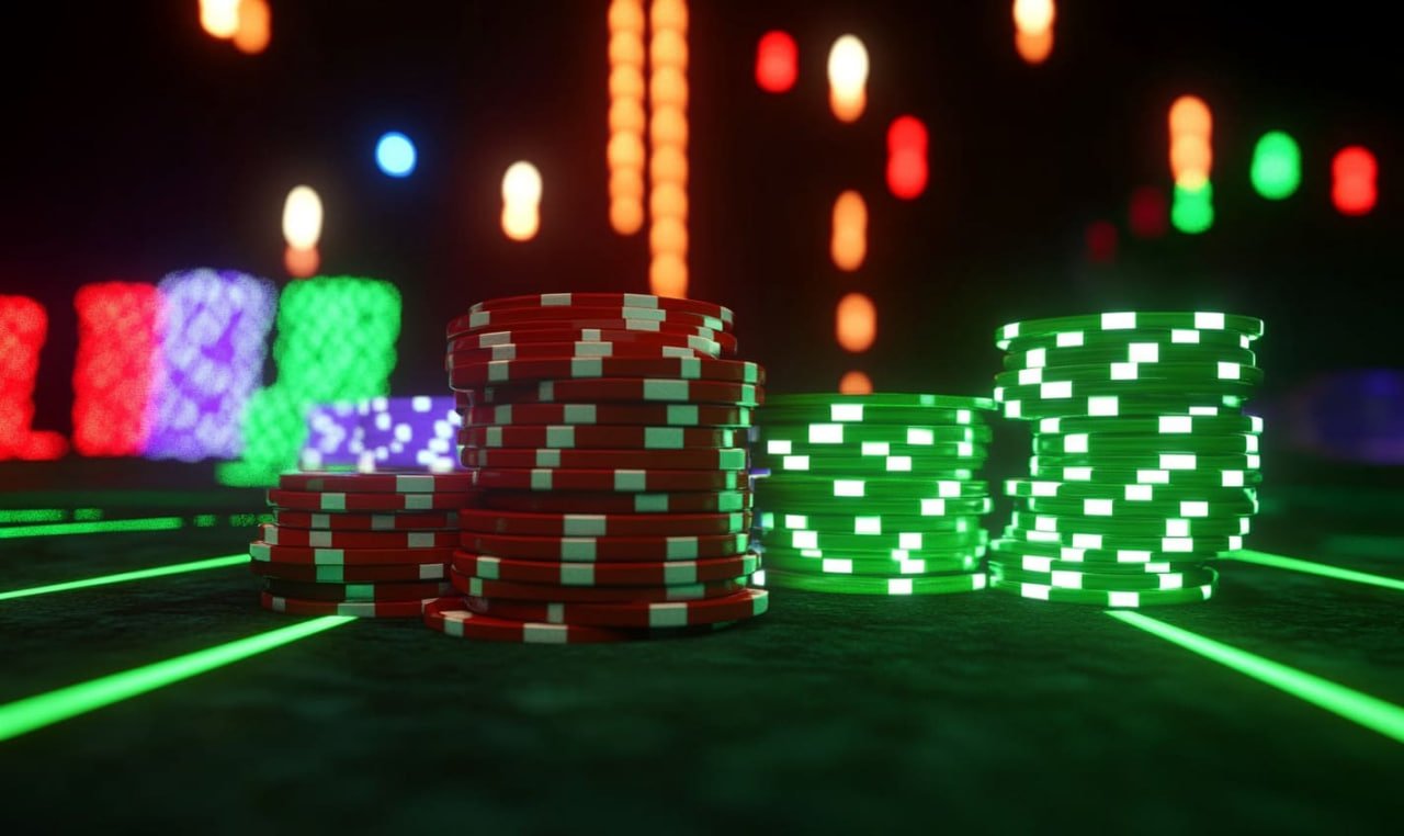 Poker ဂိမ်း ဝိုင်းကစားနေသည့် မြင်ကွင်း